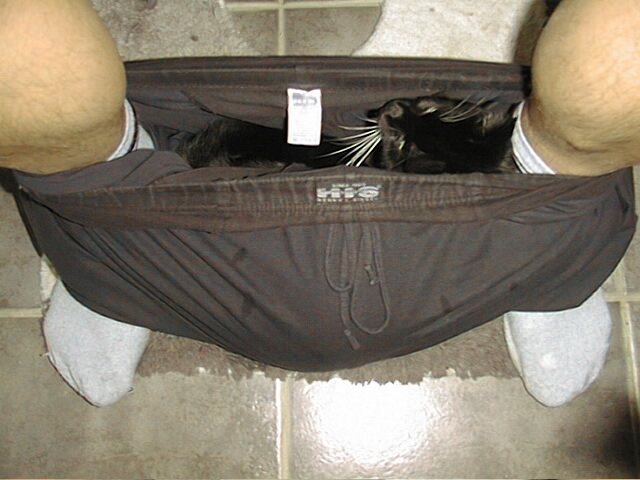 Sammy in der Unterhose